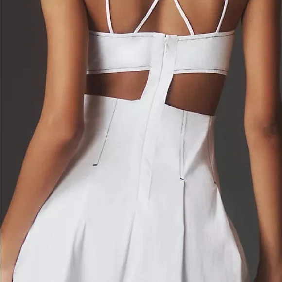 Strappy Square-Neck Apron Midi Dress - Picture 9 of 12